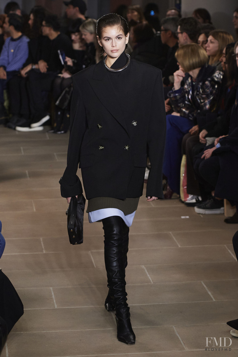 Kaia Gerber featured in  the Proenza Schouler fashion show for Autumn/Winter 2020