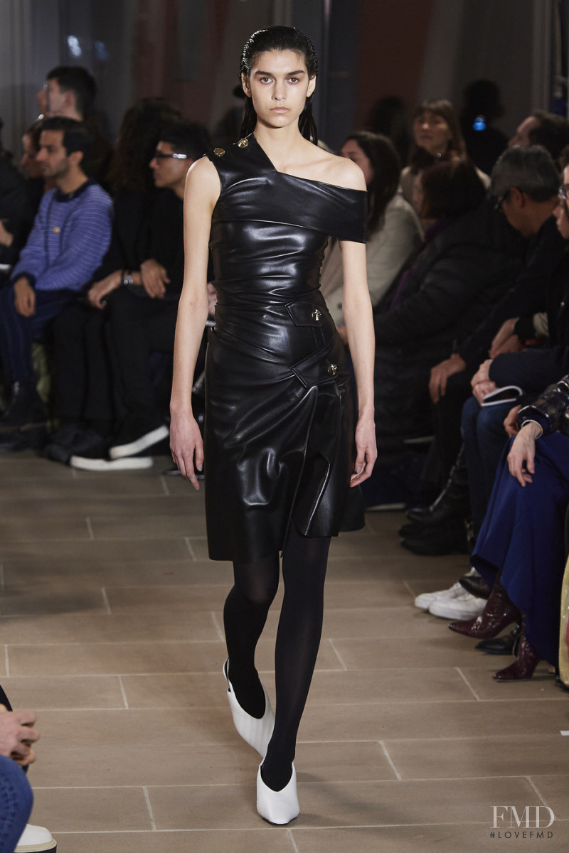 Eugenia Dubinova featured in  the Proenza Schouler fashion show for Autumn/Winter 2020