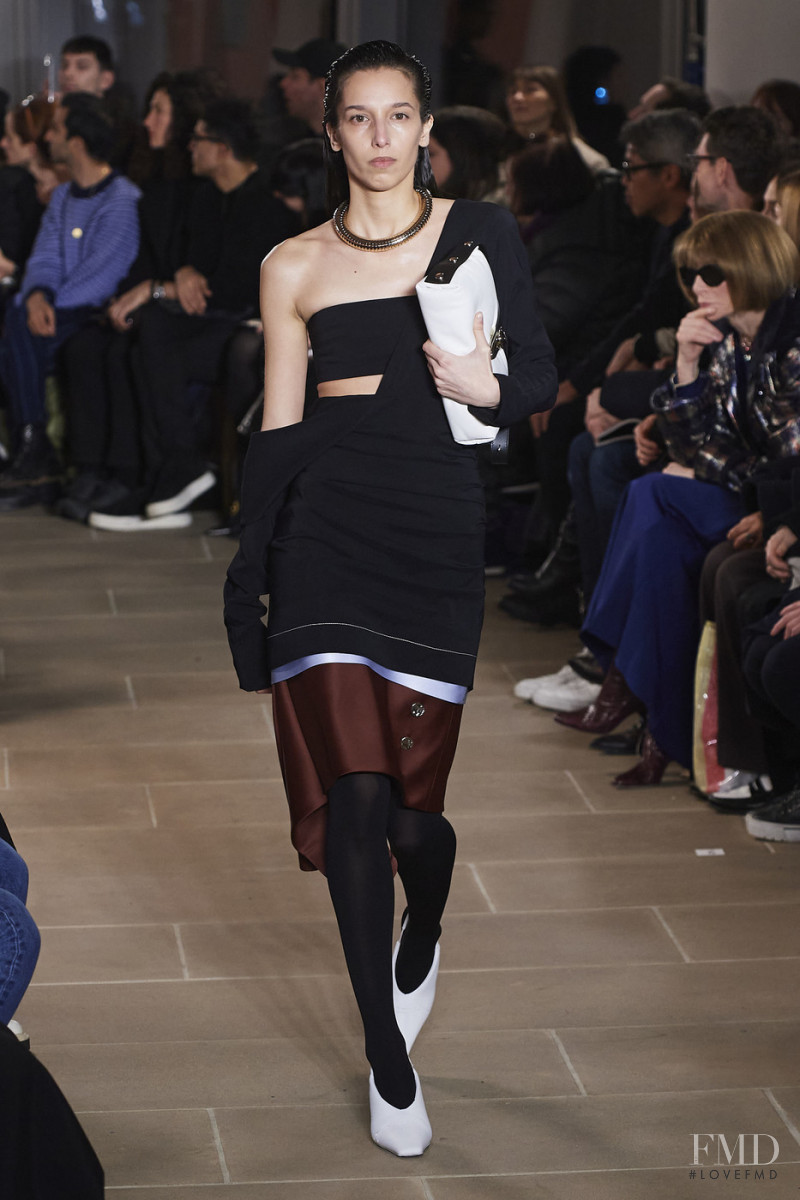 Caroline Neal featured in  the Proenza Schouler fashion show for Autumn/Winter 2020