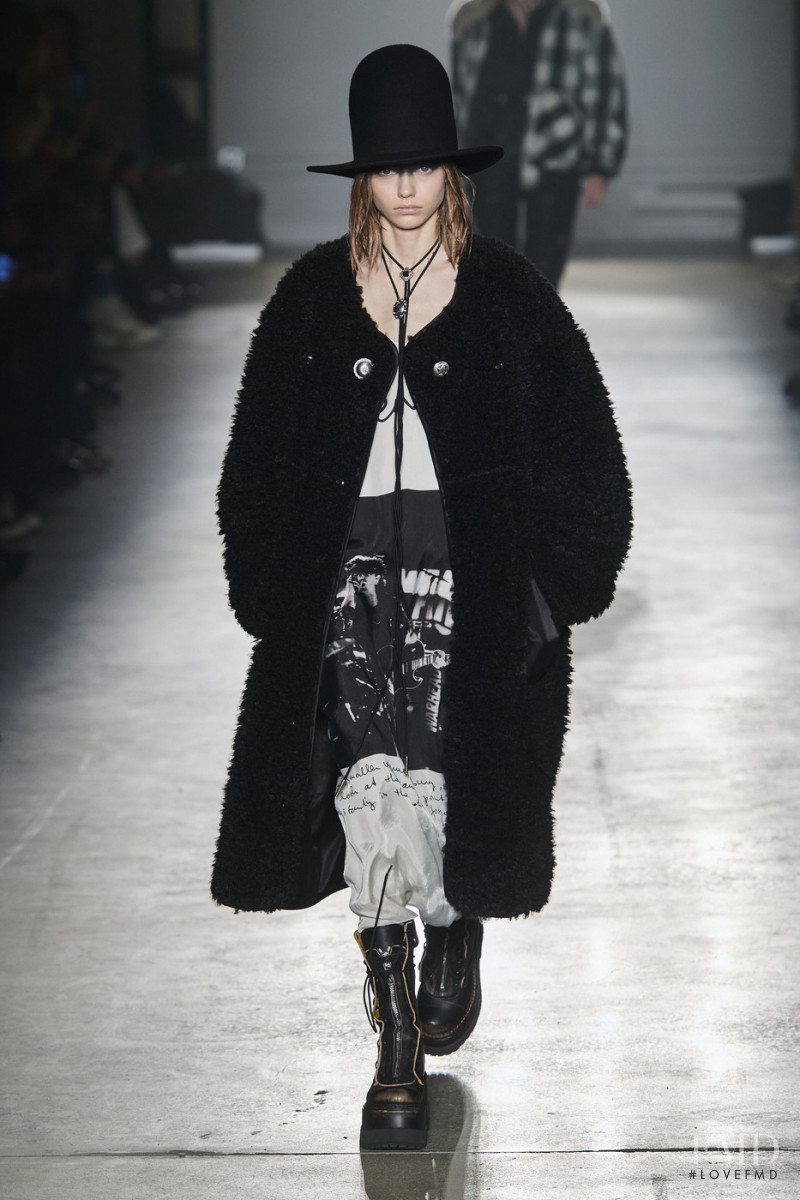 Mathilde Henning featured in  the R13 fashion show for Autumn/Winter 2020
