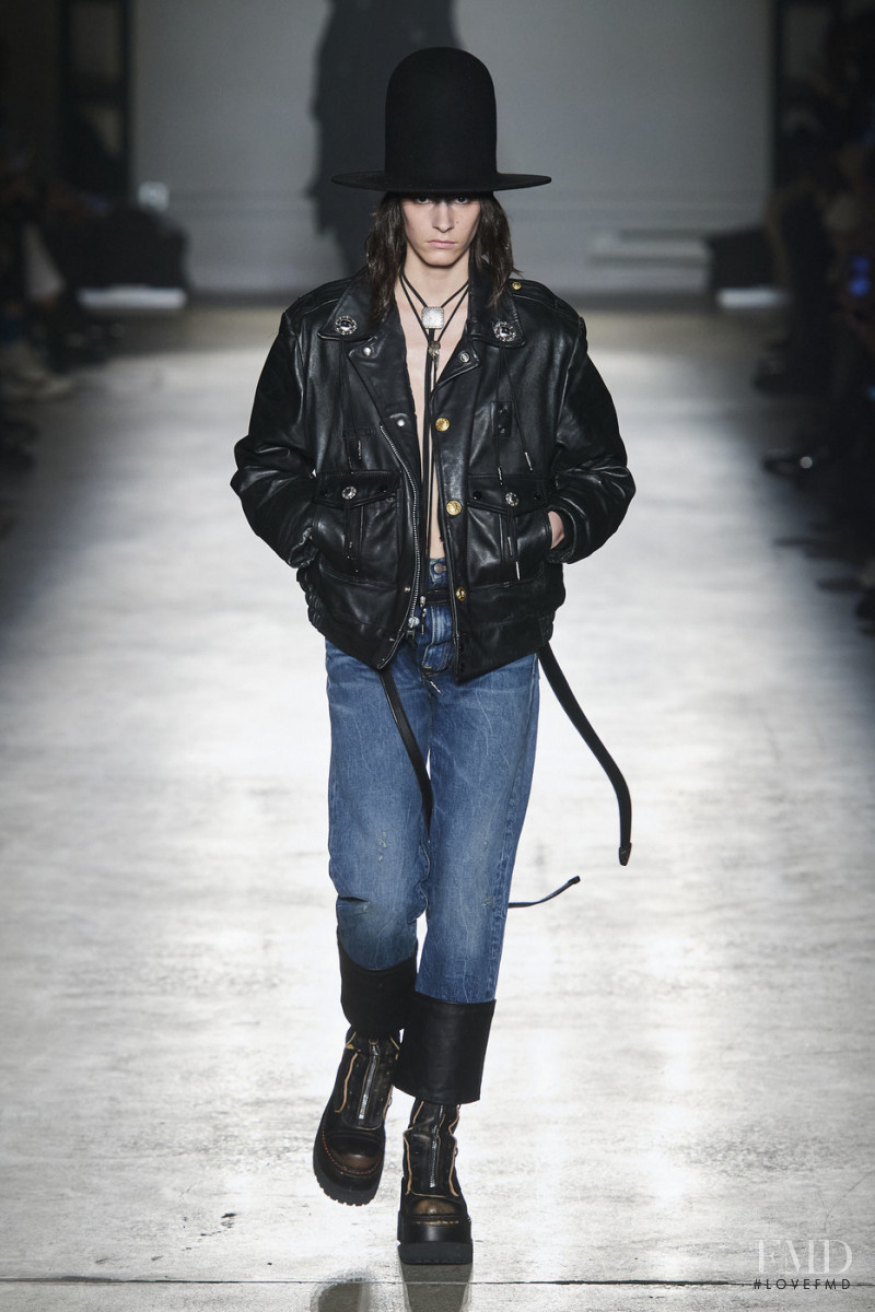 Cyrielle Lalande featured in  the R13 fashion show for Autumn/Winter 2020