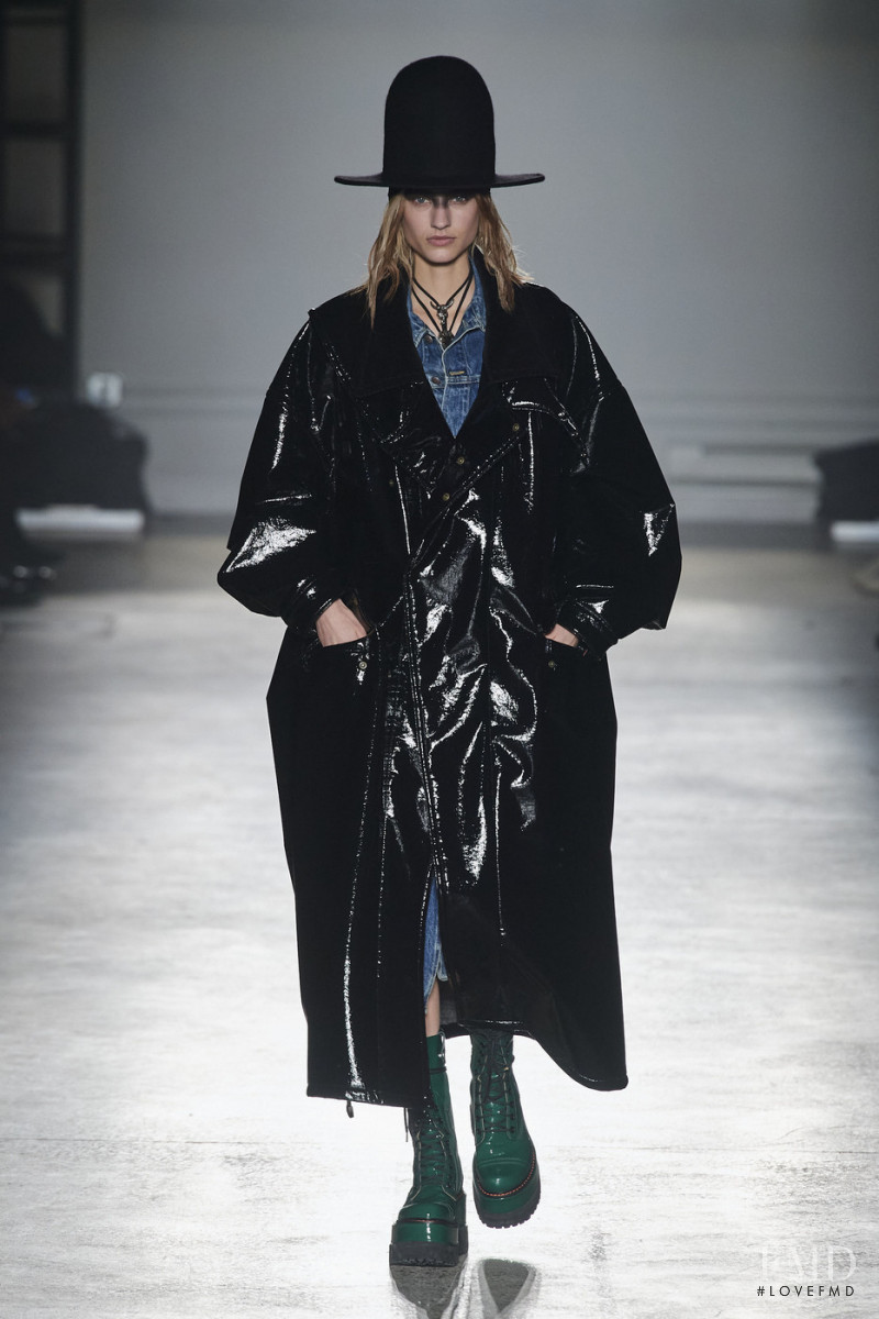 Maartje Verhoef featured in  the R13 fashion show for Autumn/Winter 2020