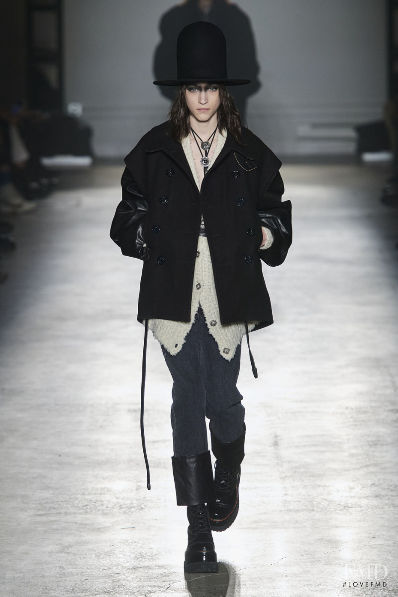 Zso Varju featured in  the R13 fashion show for Autumn/Winter 2020