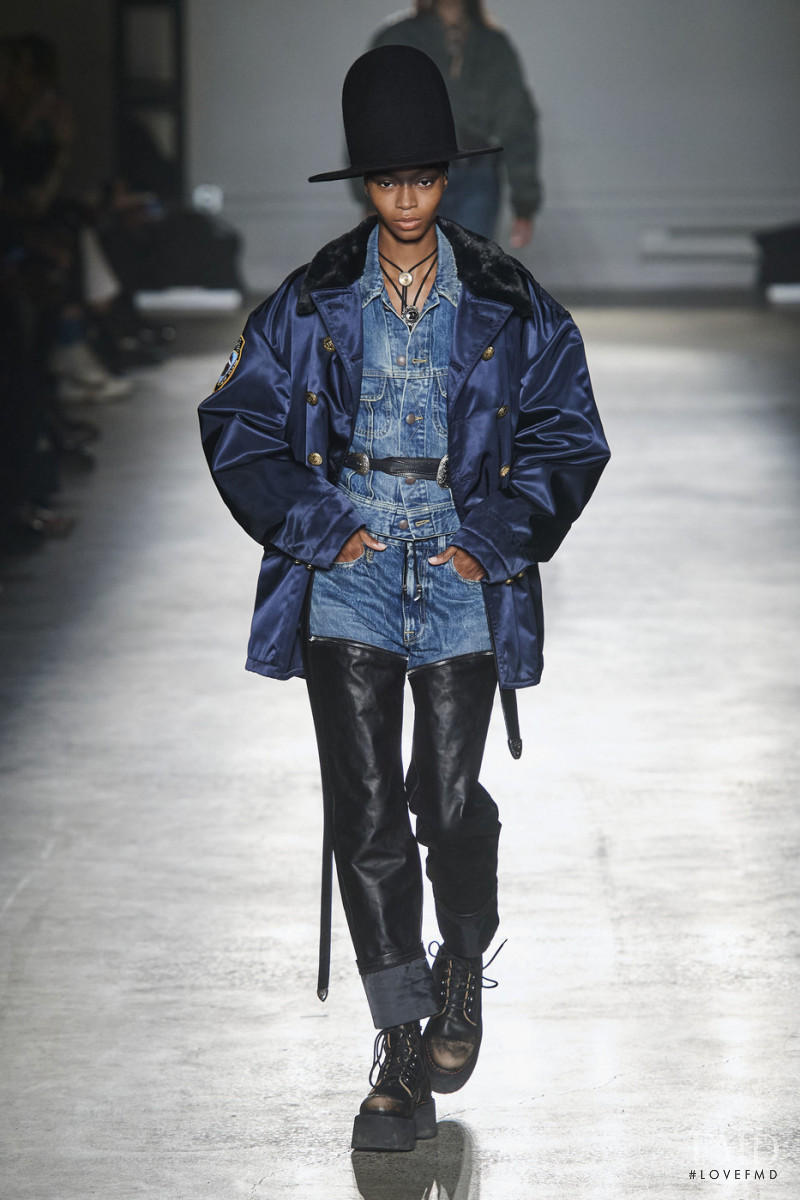 Kyla Ramsey featured in  the R13 fashion show for Autumn/Winter 2020