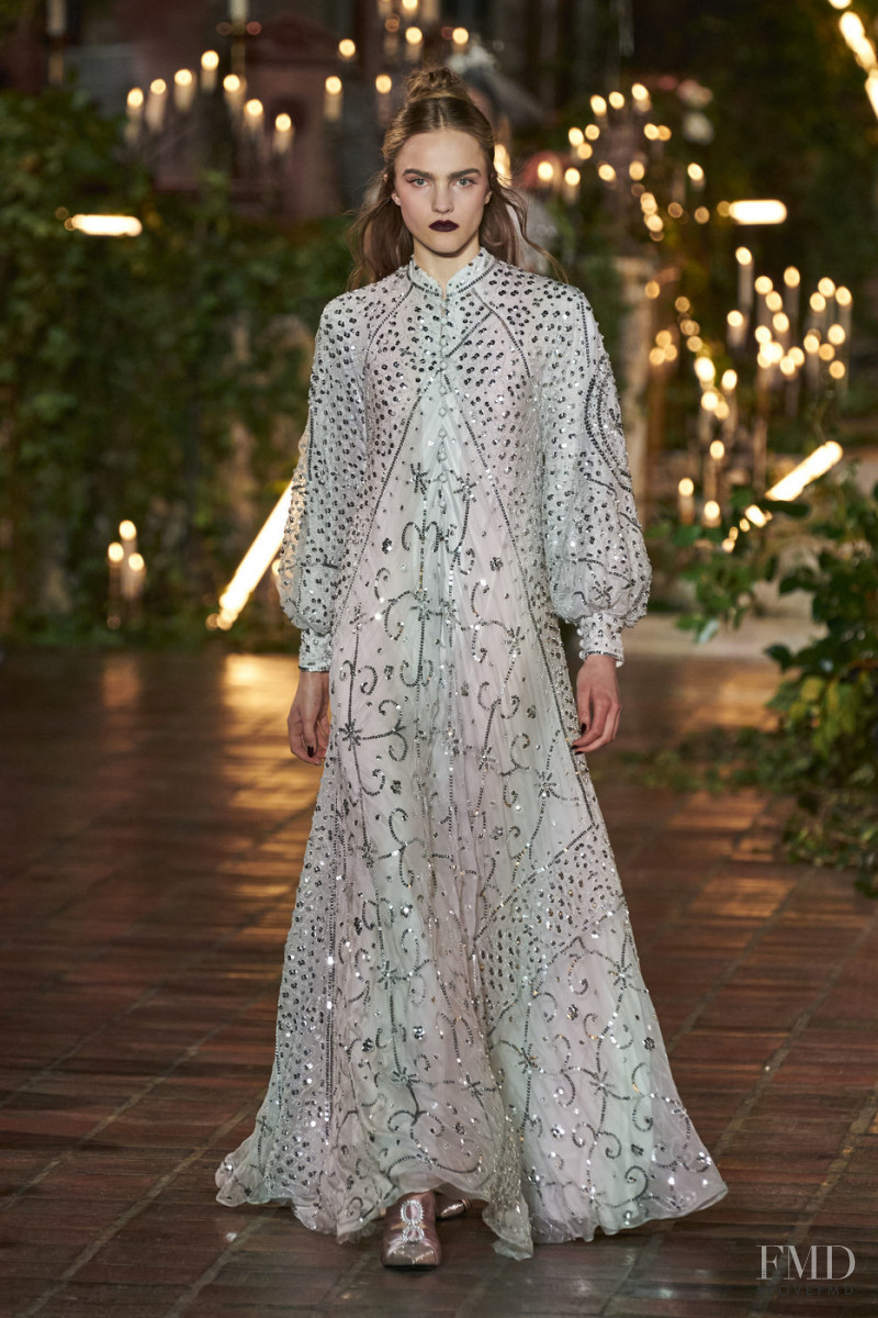 Josefine Lynderup featured in  the Rodarte fashion show for Autumn/Winter 2020