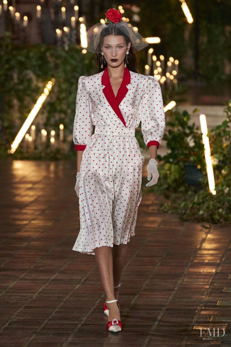 Bella Hadid featured in  the Rodarte fashion show for Autumn/Winter 2020