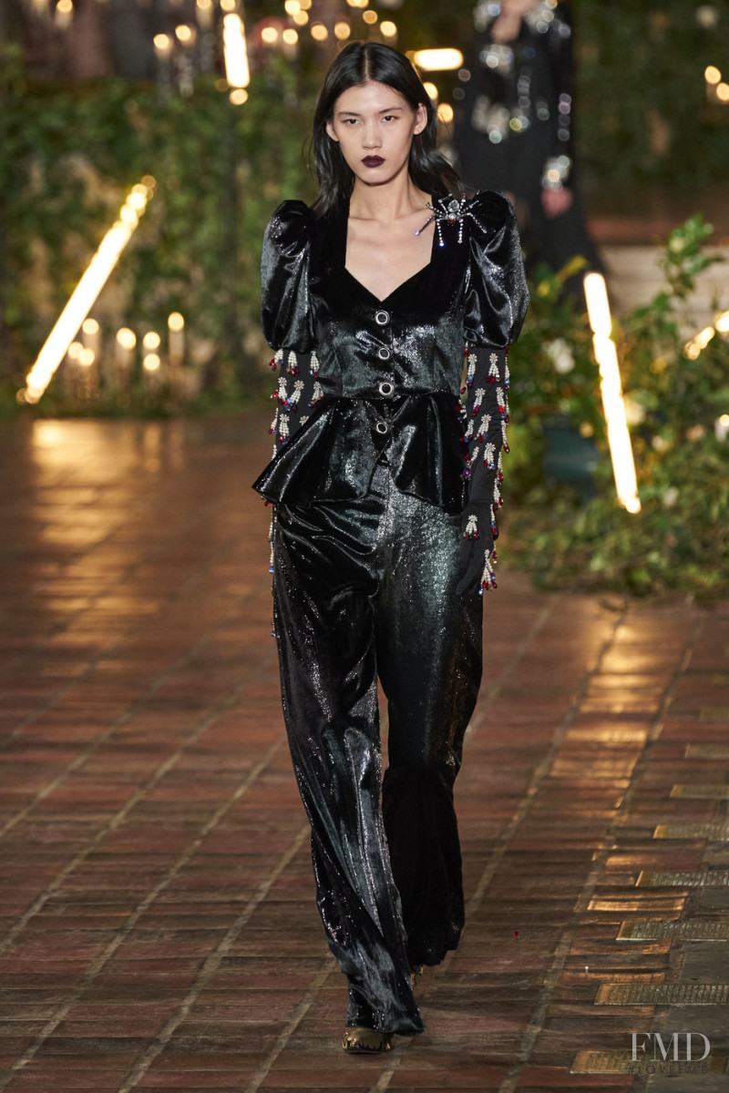 Xie Jia Yun featured in  the Rodarte fashion show for Autumn/Winter 2020