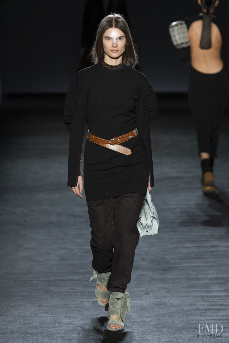 Giedre Dukauskaite featured in  the rag & bone fashion show for Autumn/Winter 2020