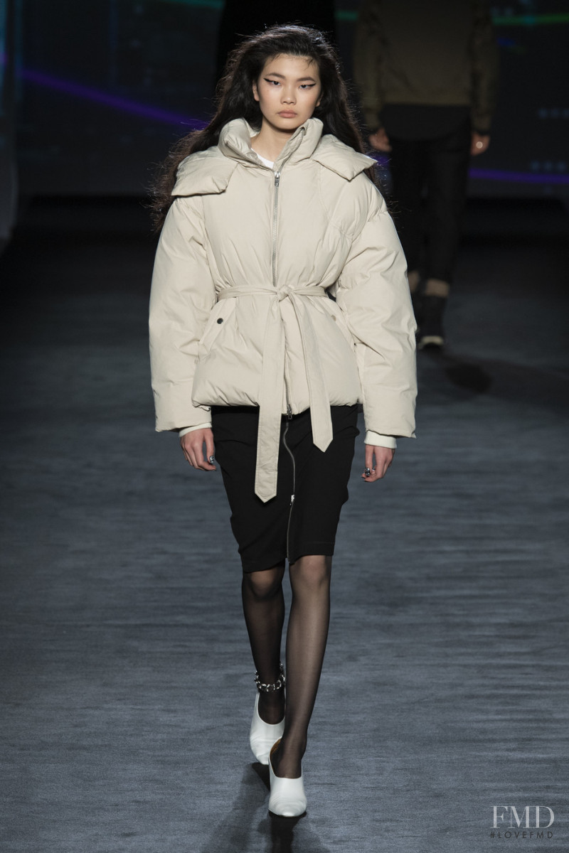 Sherry Shi featured in  the rag & bone fashion show for Autumn/Winter 2020