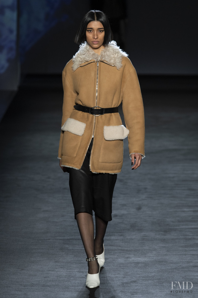 Marsella Vazquez Rea featured in  the rag & bone fashion show for Autumn/Winter 2020