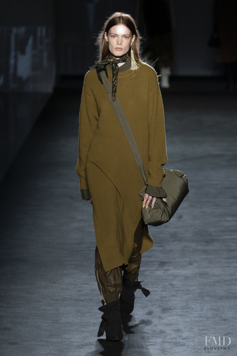 Millicent Rodges featured in  the rag & bone fashion show for Autumn/Winter 2020