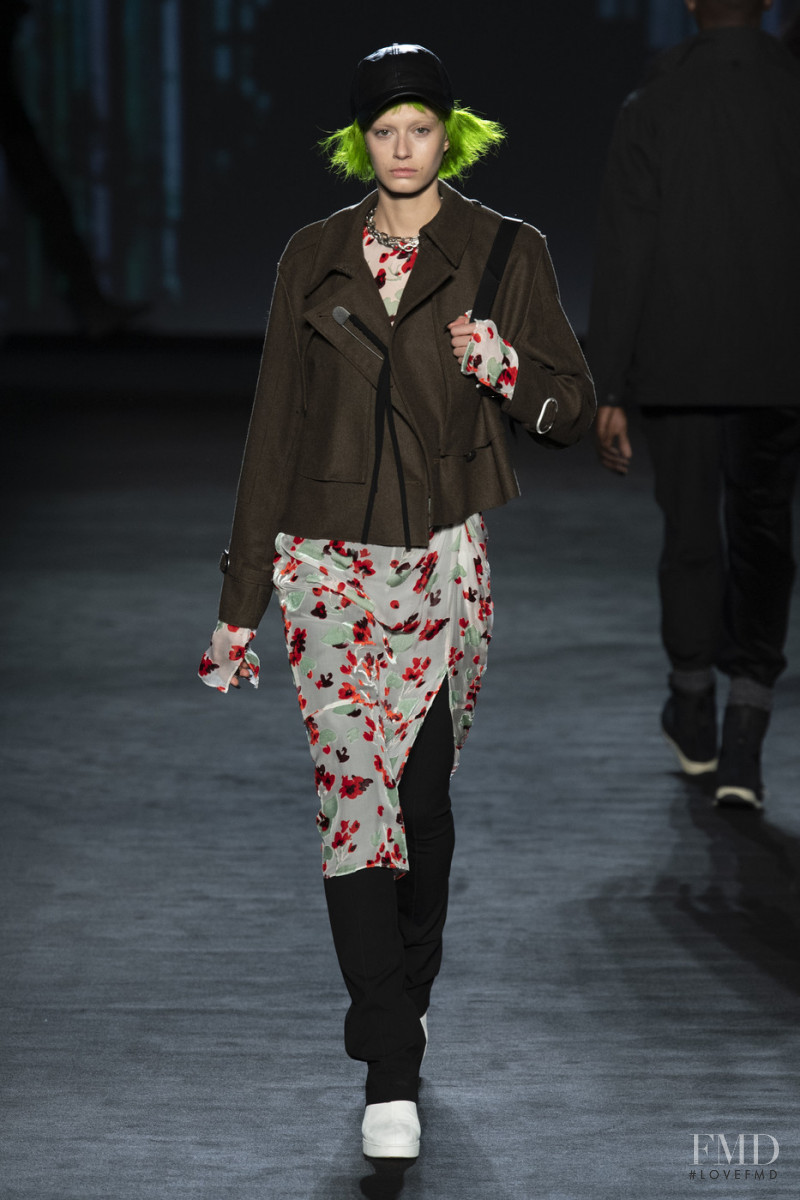 Marylou Moll featured in  the rag & bone fashion show for Autumn/Winter 2020