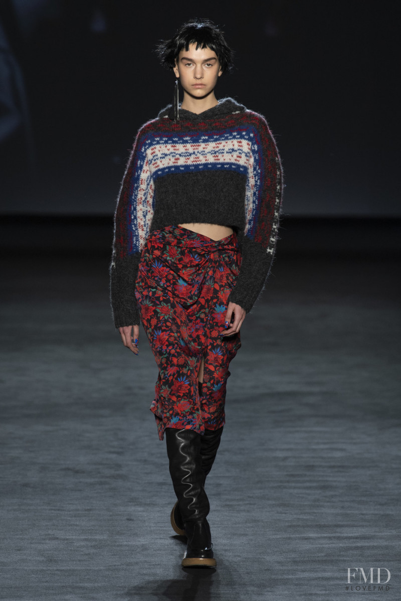 Eugenia Dubinova featured in  the rag & bone fashion show for Autumn/Winter 2020