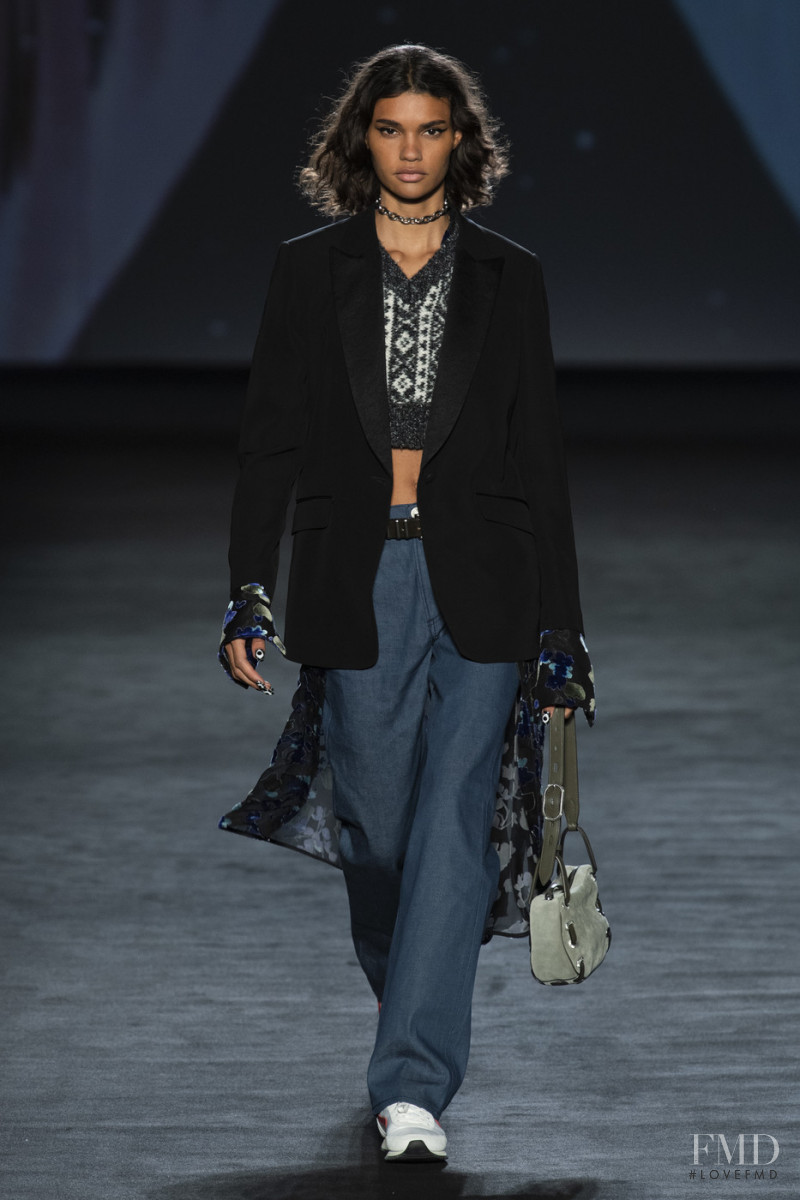 Barbara Valente featured in  the rag & bone fashion show for Autumn/Winter 2020