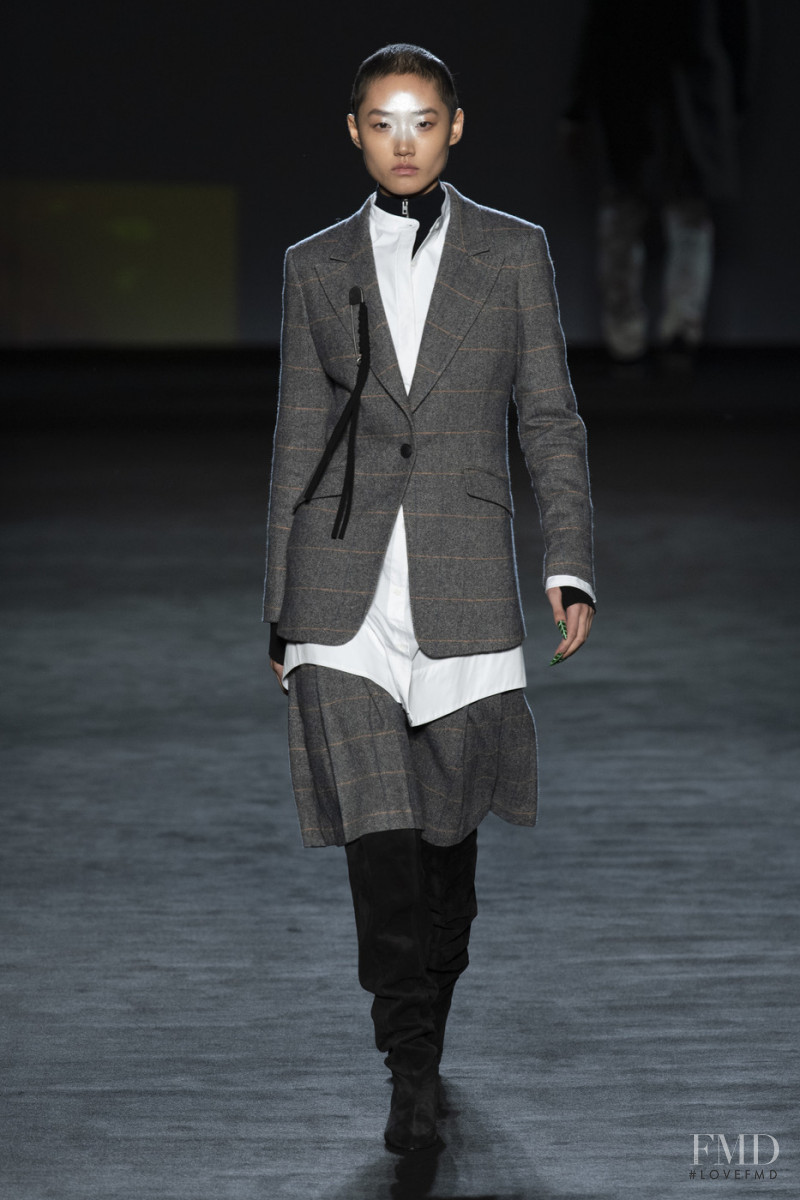 Ashley Foo featured in  the rag & bone fashion show for Autumn/Winter 2020