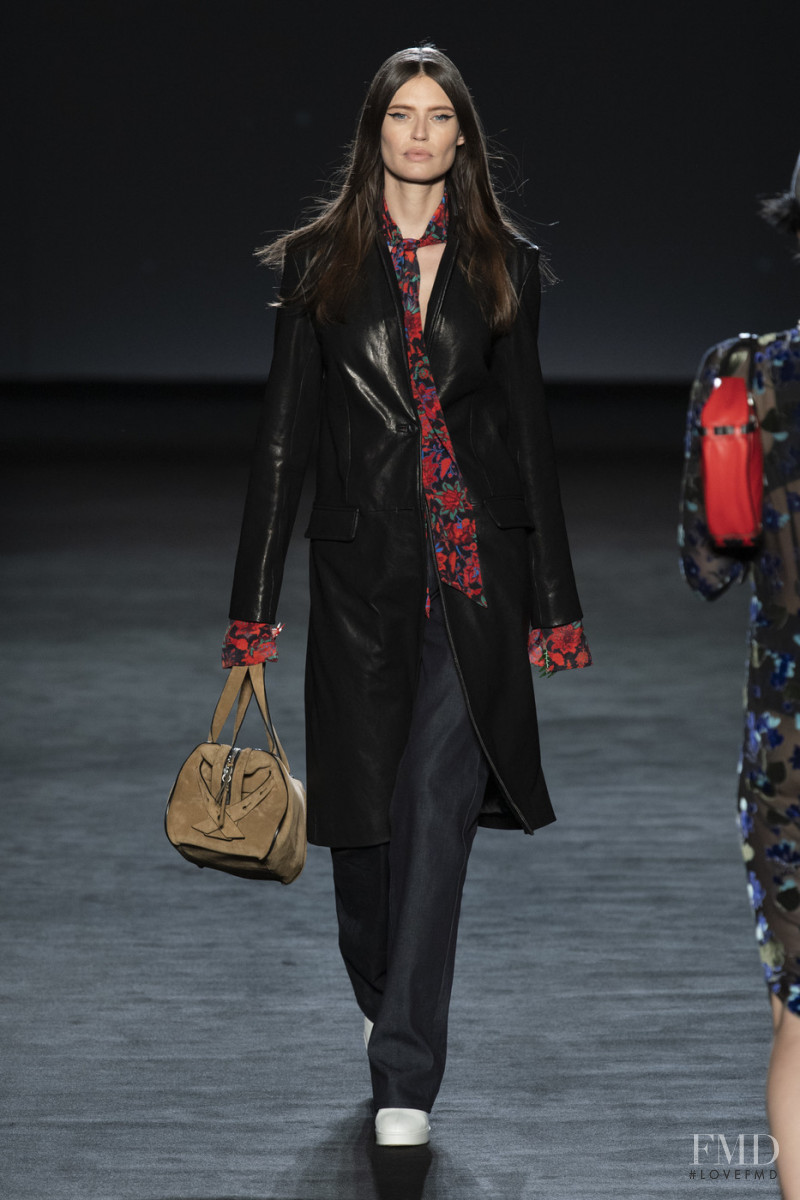 Bianca Balti featured in  the rag & bone fashion show for Autumn/Winter 2020