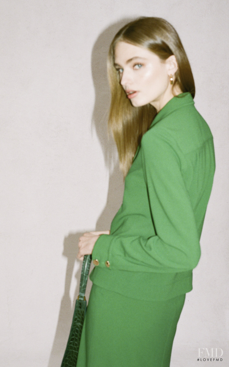 Anna Mila Guyenz featured in  the Staud lookbook for Autumn/Winter 2020