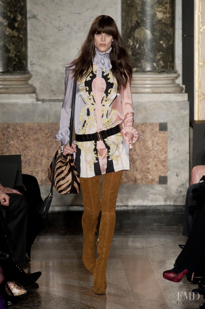 Aymeline Valade featured in  the Pucci fashion show for Autumn/Winter 2013