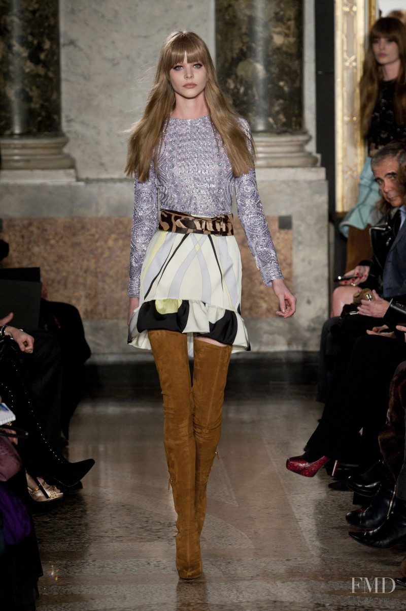 Carolin Loosen featured in  the Pucci fashion show for Autumn/Winter 2013