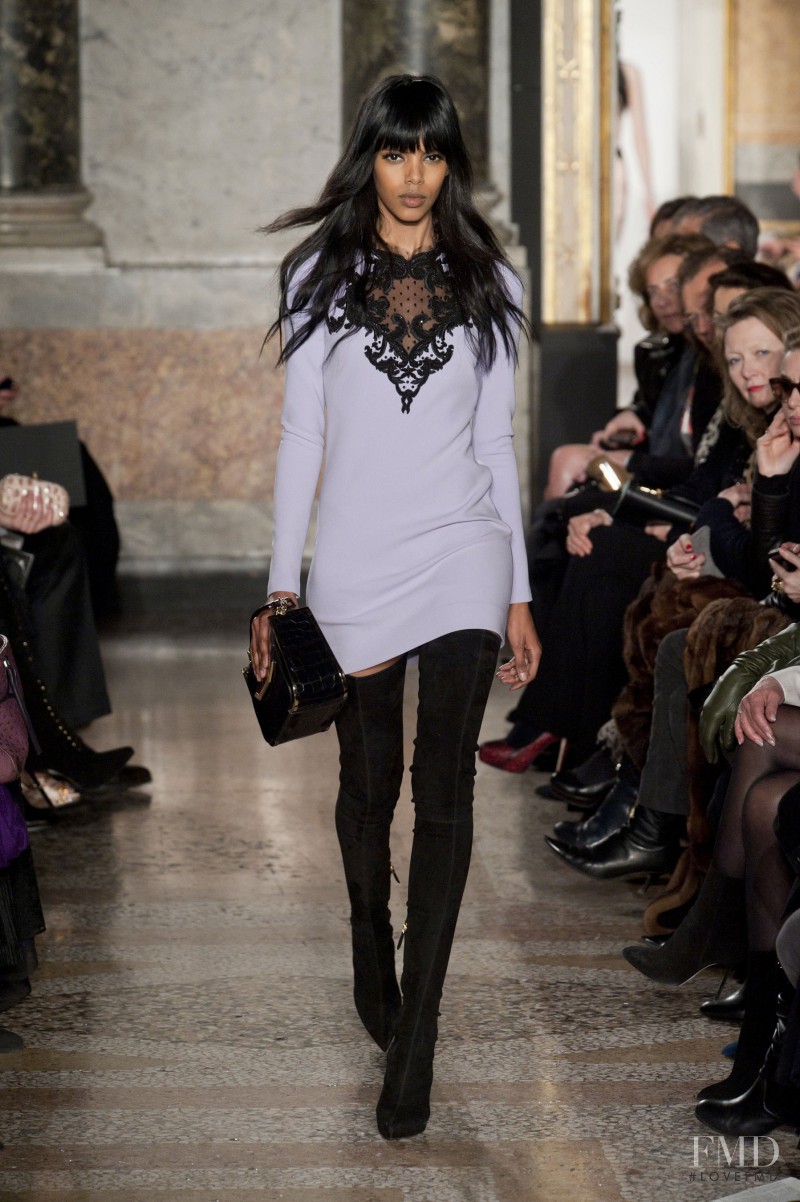 Grace Mahary featured in  the Pucci fashion show for Autumn/Winter 2013
