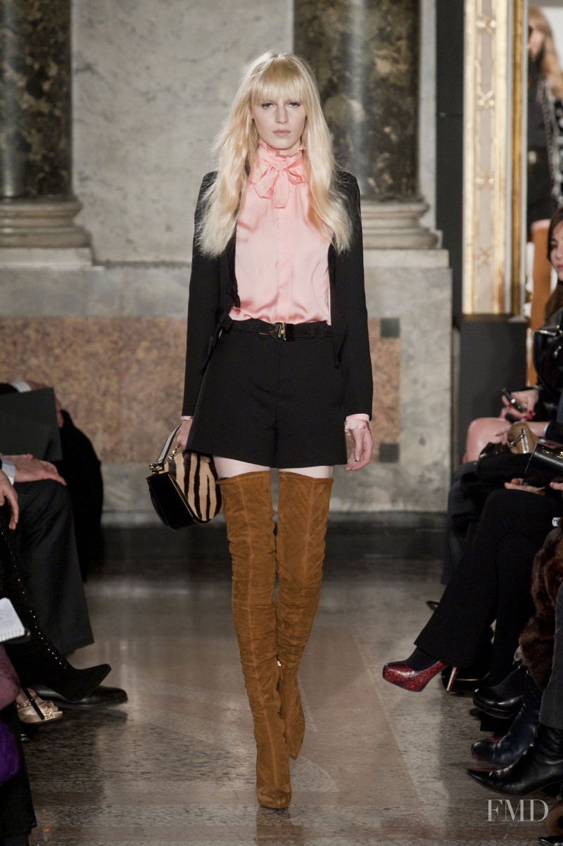Julia Nobis featured in  the Pucci fashion show for Autumn/Winter 2013