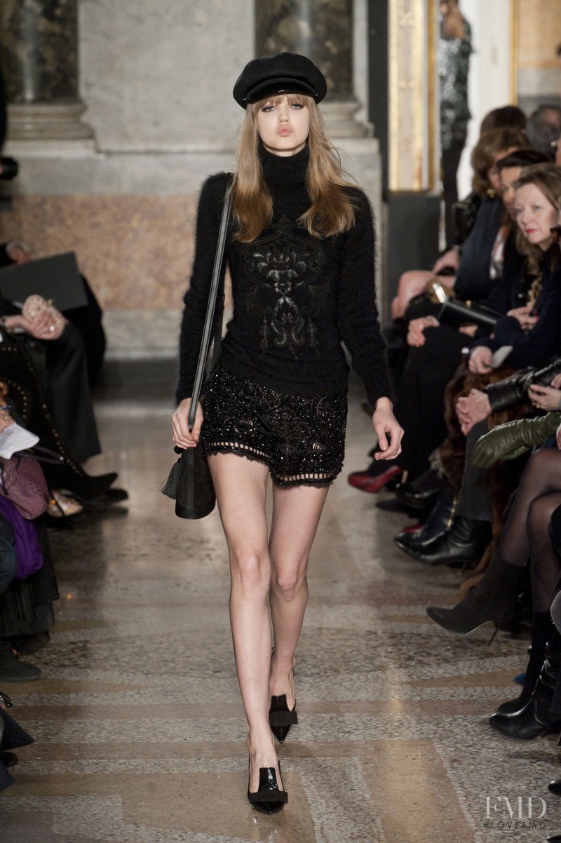 Lindsey Wixson featured in  the Pucci fashion show for Autumn/Winter 2013