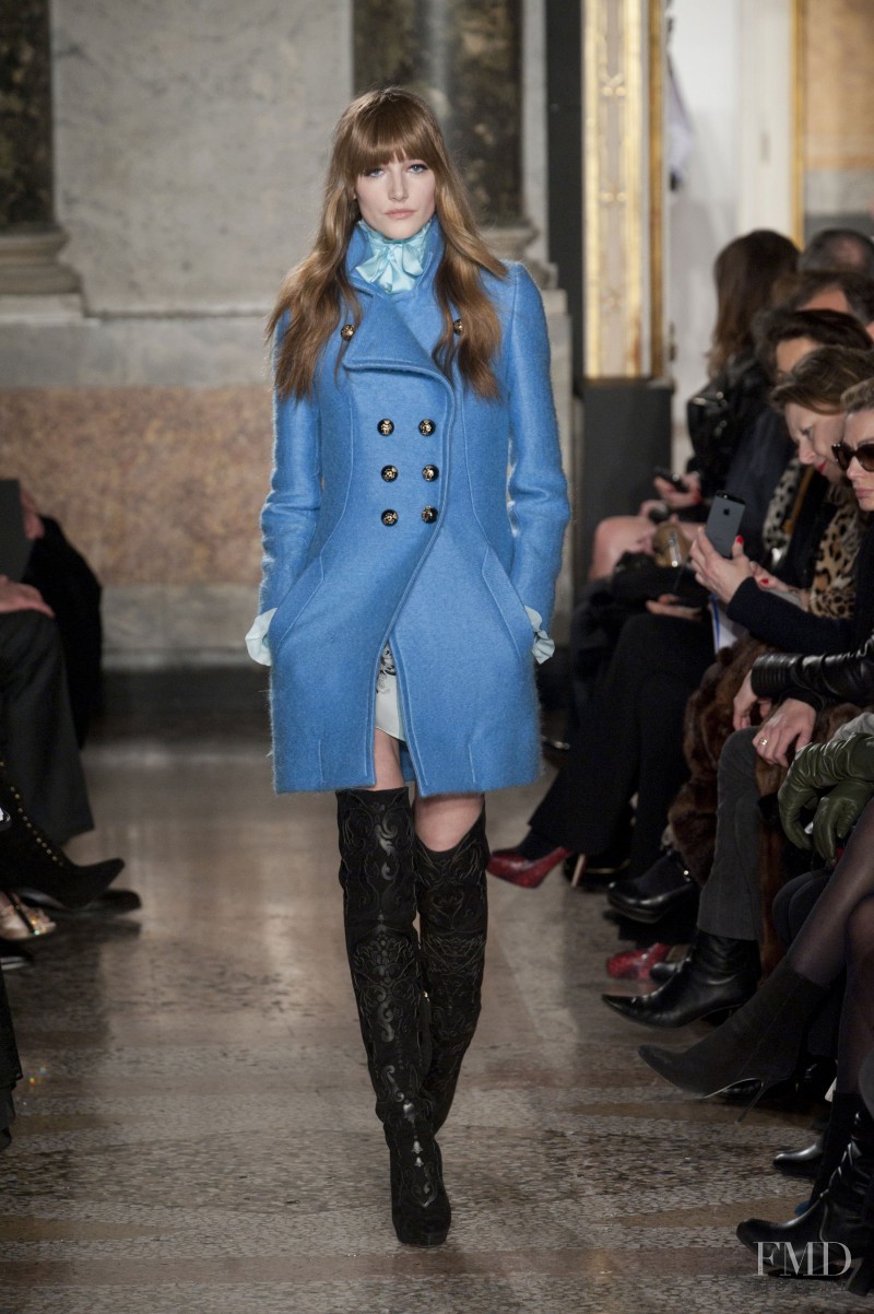 Joséphine Le Tutour featured in  the Pucci fashion show for Autumn/Winter 2013