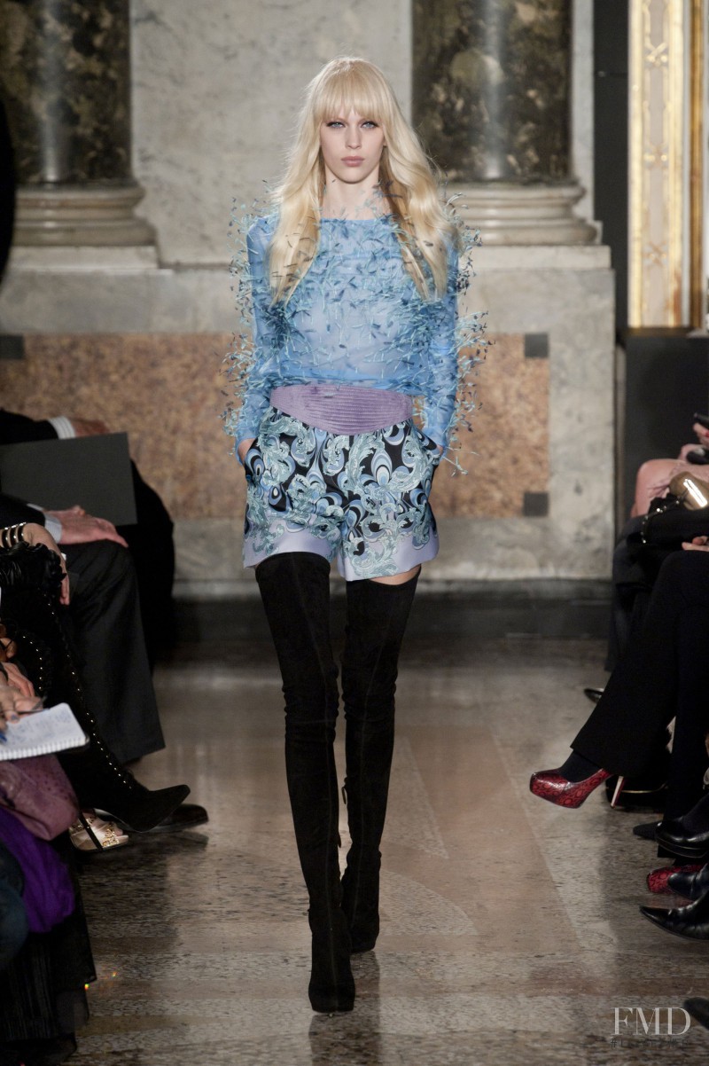 Juliana Schurig featured in  the Pucci fashion show for Autumn/Winter 2013
