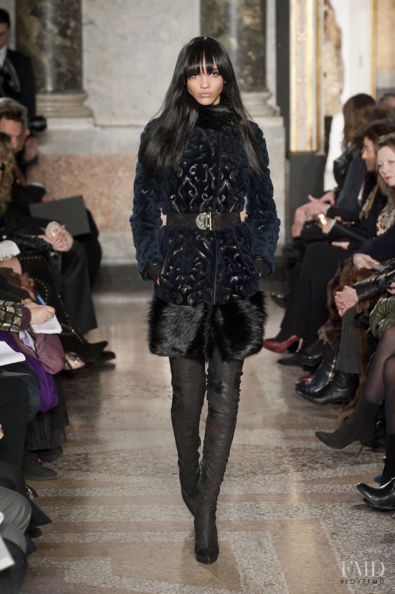 Cora Emmanuel featured in  the Pucci fashion show for Autumn/Winter 2013