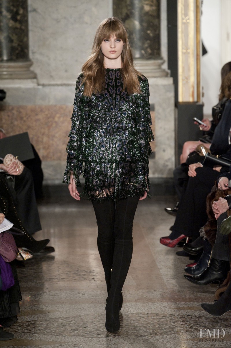 Tilda Lindstam featured in  the Pucci fashion show for Autumn/Winter 2013
