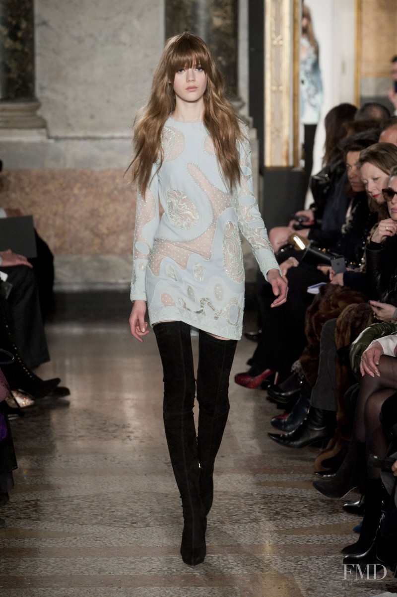 Esther Heesch featured in  the Pucci fashion show for Autumn/Winter 2013