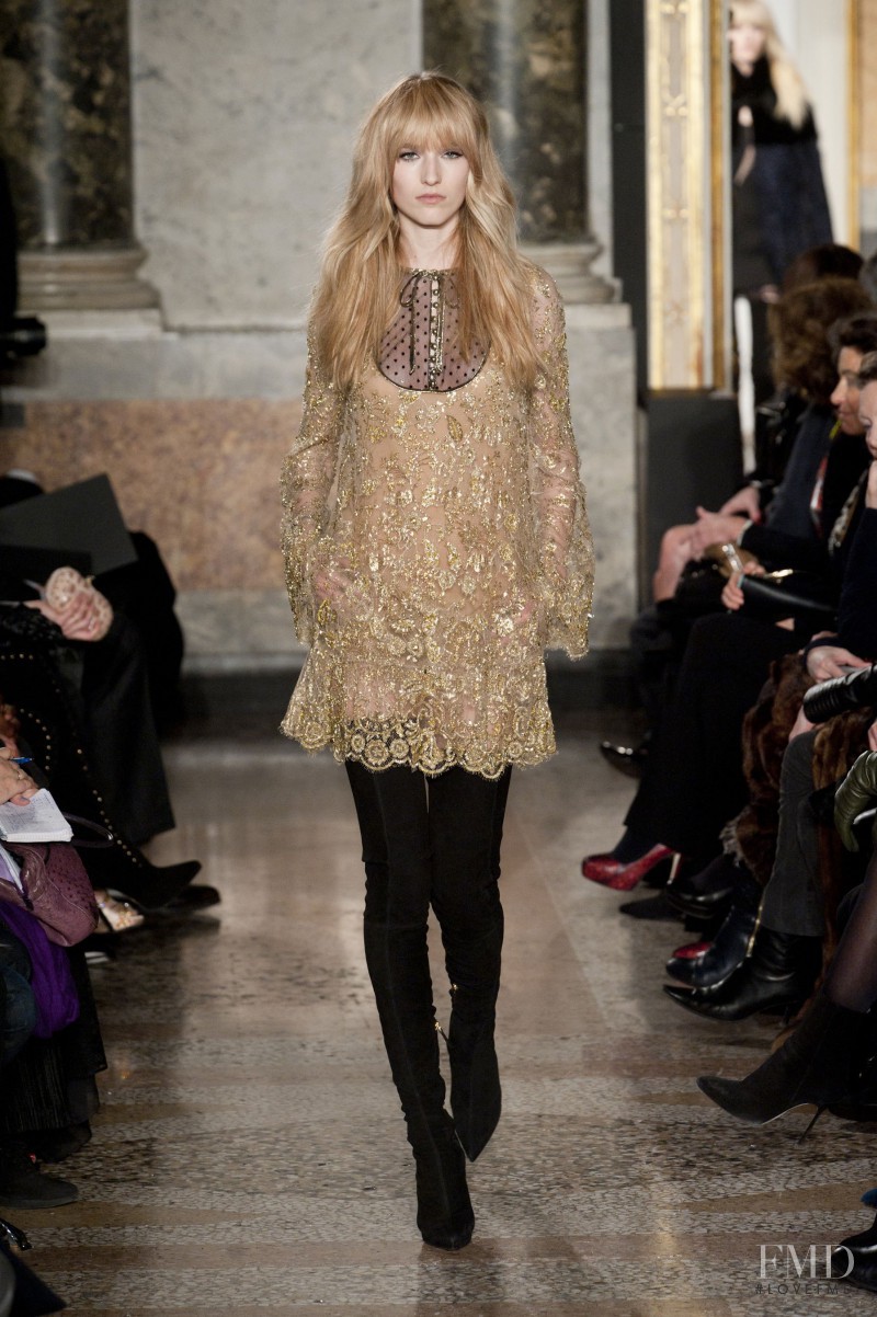 Manuela Frey featured in  the Pucci fashion show for Autumn/Winter 2013