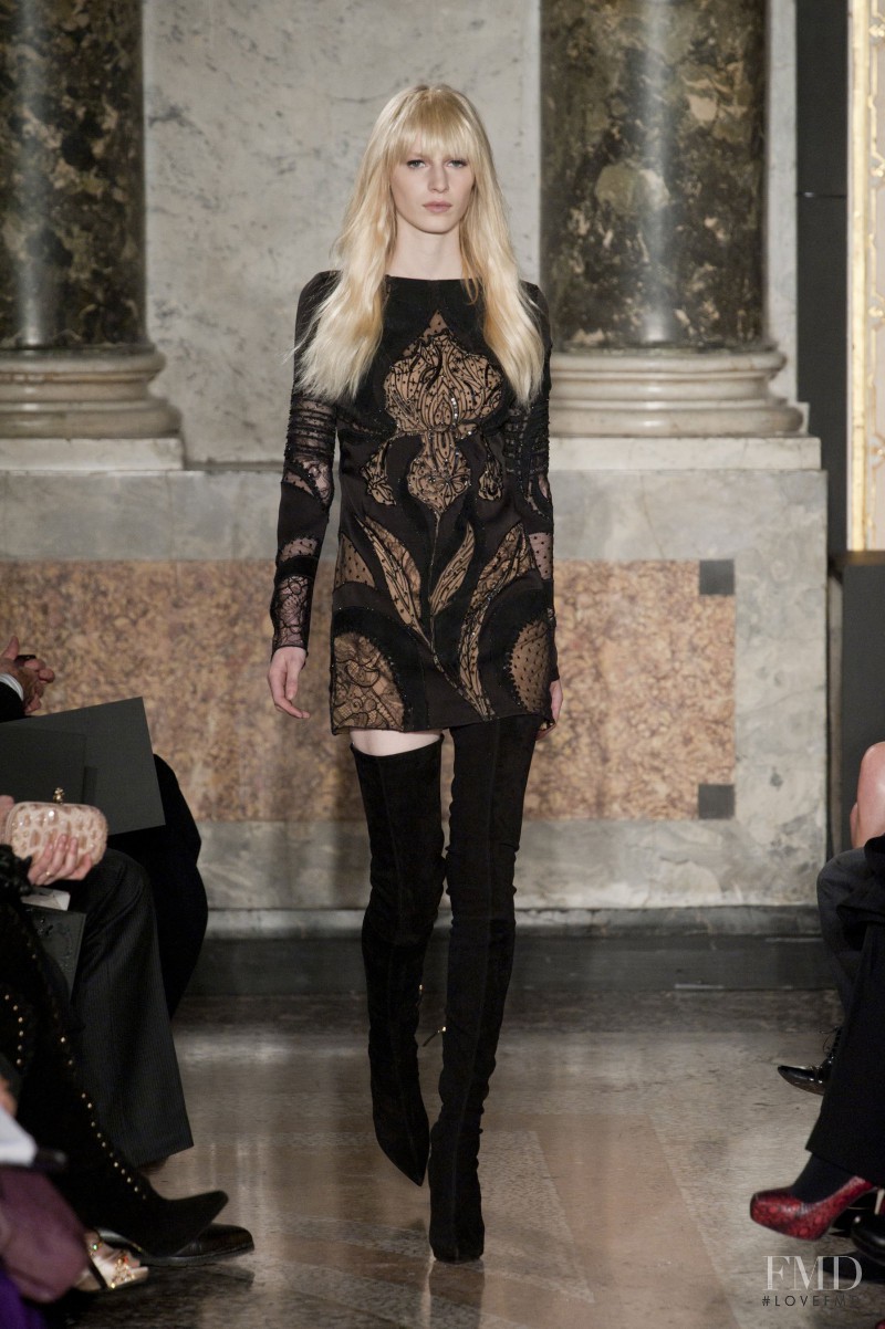 Julia Nobis featured in  the Pucci fashion show for Autumn/Winter 2013
