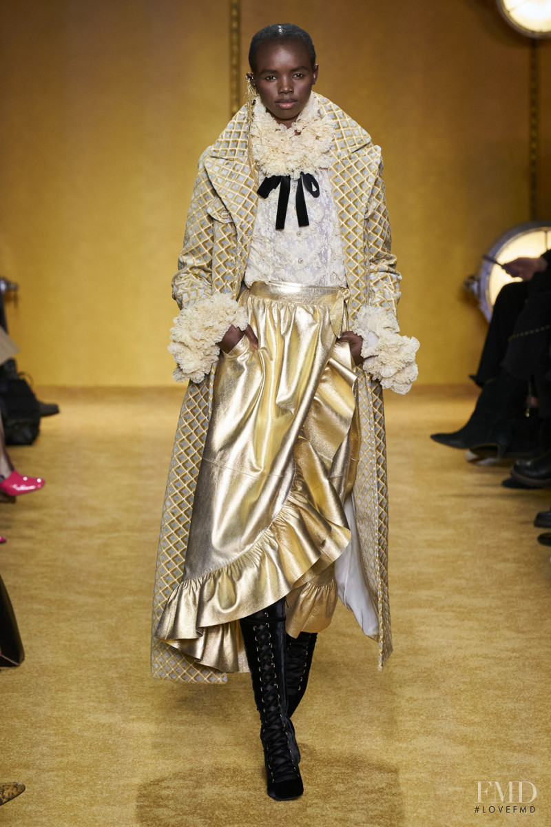 Akiima Ajak featured in  the Zimmermann fashion show for Autumn/Winter 2020