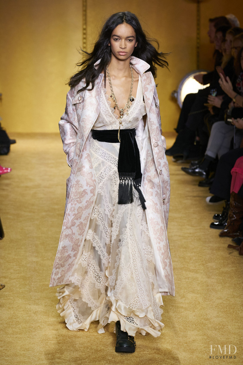 Franci Santos featured in  the Zimmermann fashion show for Autumn/Winter 2020