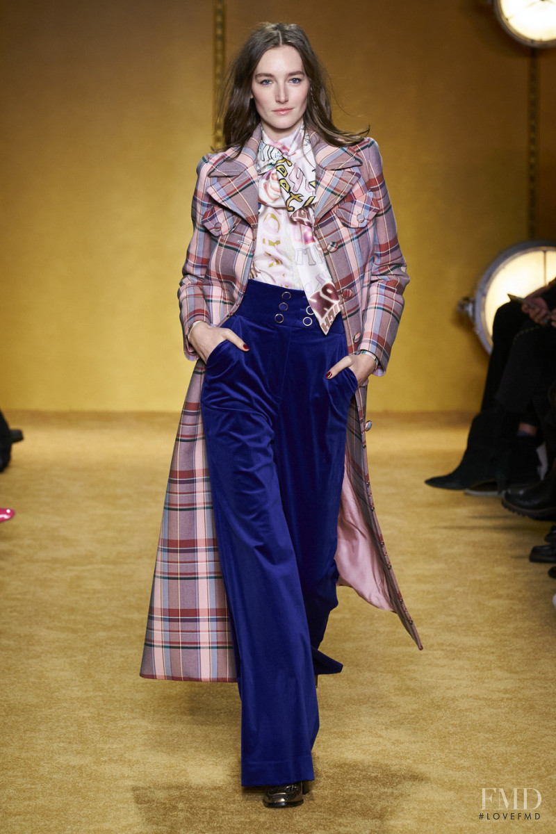 Joséphine Le Tutour featured in  the Zimmermann fashion show for Autumn/Winter 2020