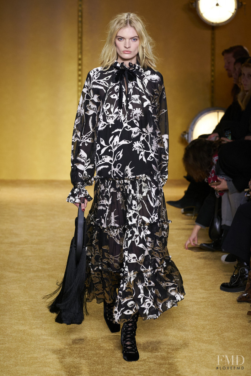 Juliane Grüner featured in  the Zimmermann fashion show for Autumn/Winter 2020