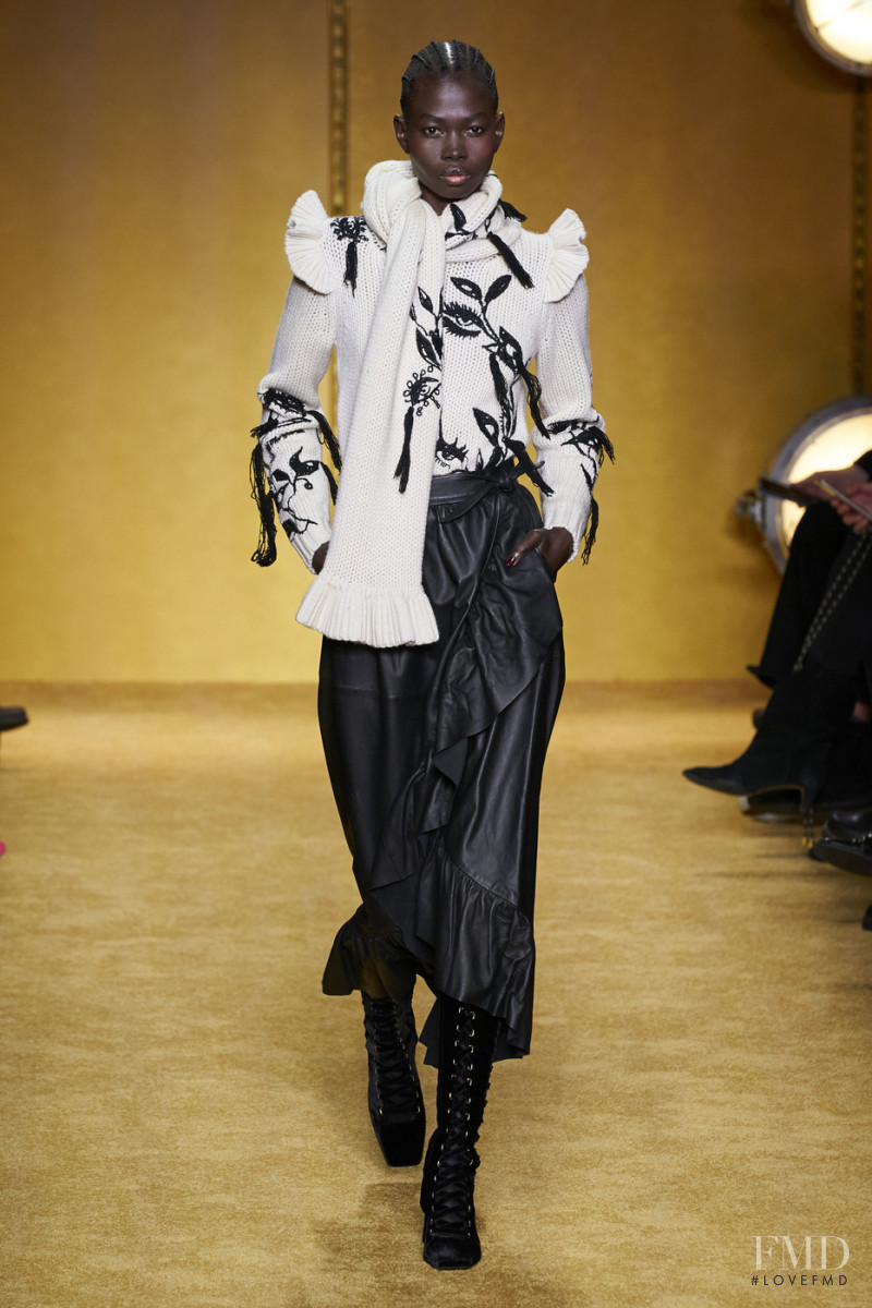 Mammina Aker featured in  the Zimmermann fashion show for Autumn/Winter 2020