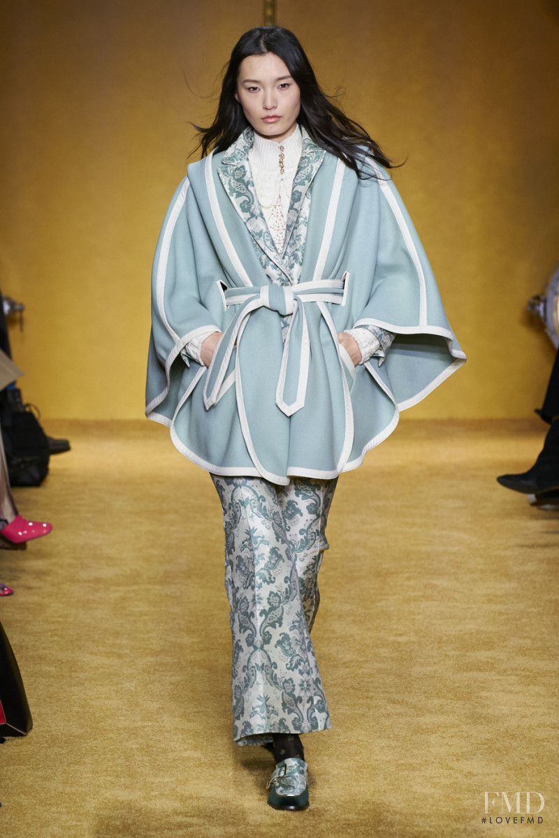 Liu Chunjie featured in  the Zimmermann fashion show for Autumn/Winter 2020