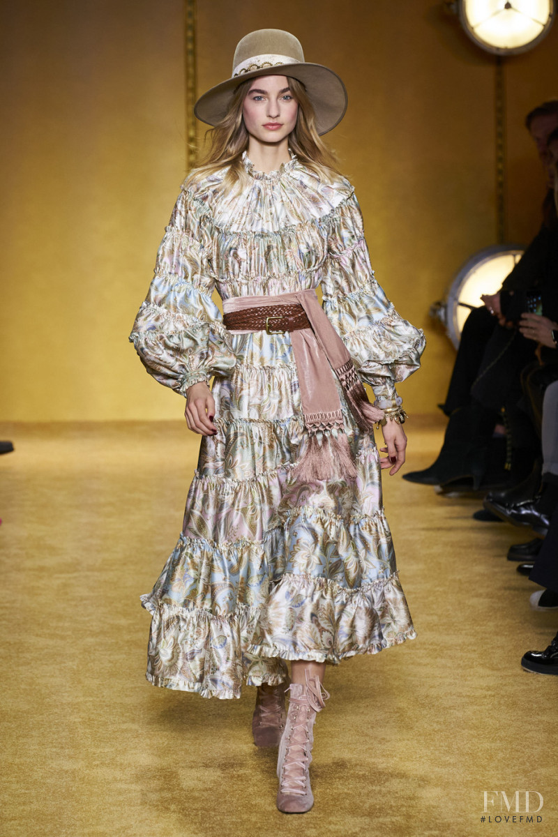 Maartje Verhoef featured in  the Zimmermann fashion show for Autumn/Winter 2020