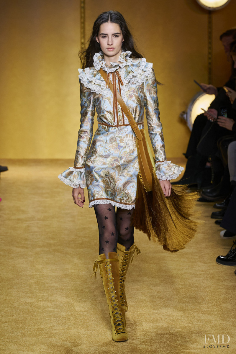 Africa Penalver featured in  the Zimmermann fashion show for Autumn/Winter 2020