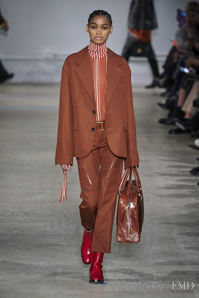 Blesnya Minher featured in  the Zadig & Voltaire fashion show for Autumn/Winter 2020