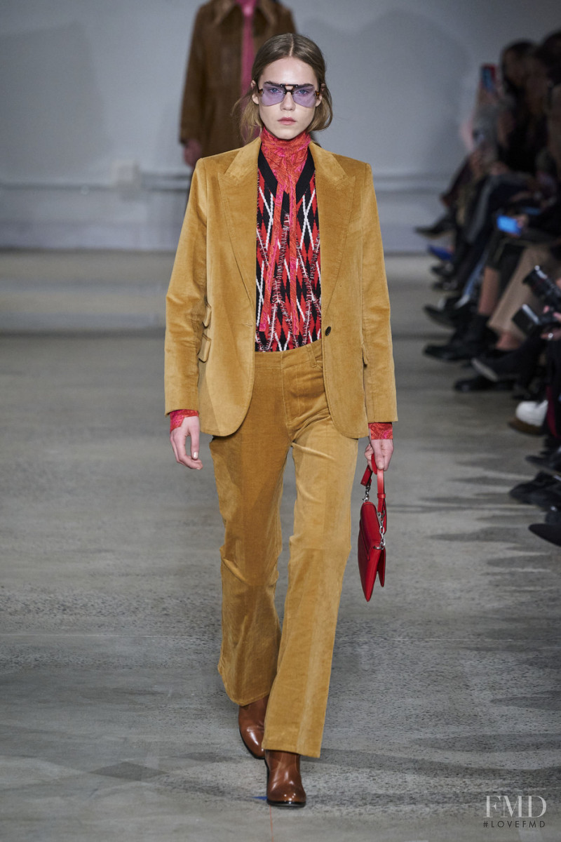 Line Brems featured in  the Zadig & Voltaire fashion show for Autumn/Winter 2020