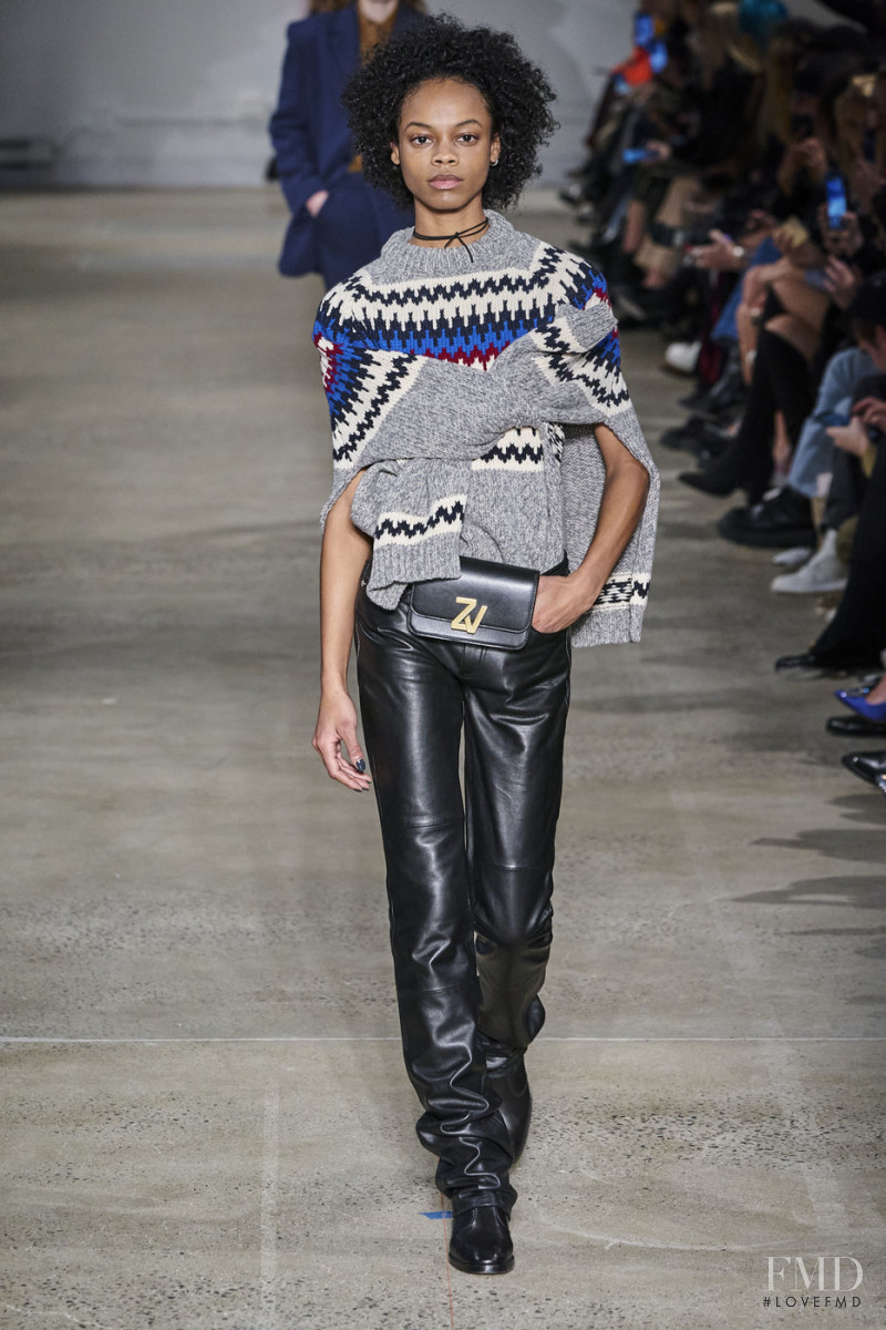 Aaliyah Hydes featured in  the Zadig & Voltaire fashion show for Autumn/Winter 2020