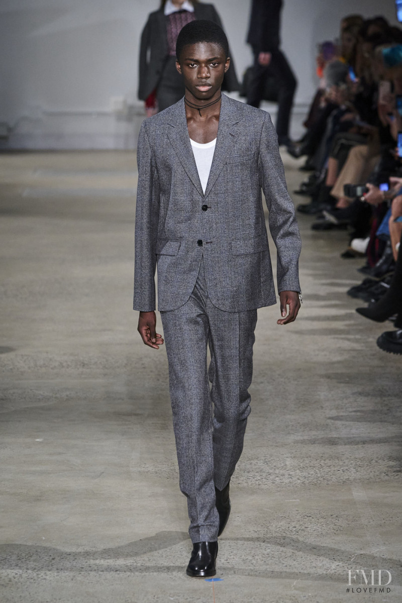 Jeremiah Berko Fourdjour featured in  the Zadig & Voltaire fashion show for Autumn/Winter 2020