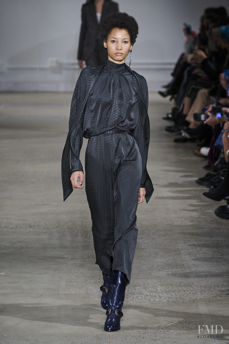 Lineisy Montero featured in  the Zadig & Voltaire fashion show for Autumn/Winter 2020