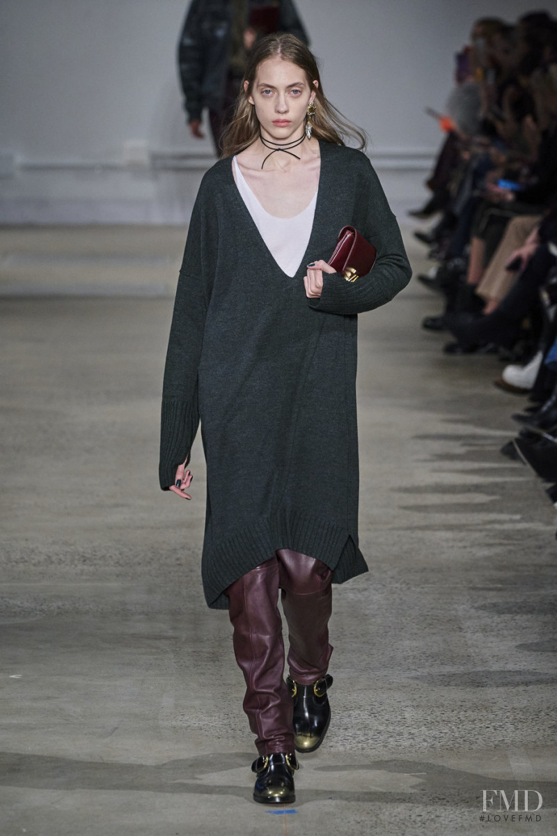 Odette Pavlova featured in  the Zadig & Voltaire fashion show for Autumn/Winter 2020