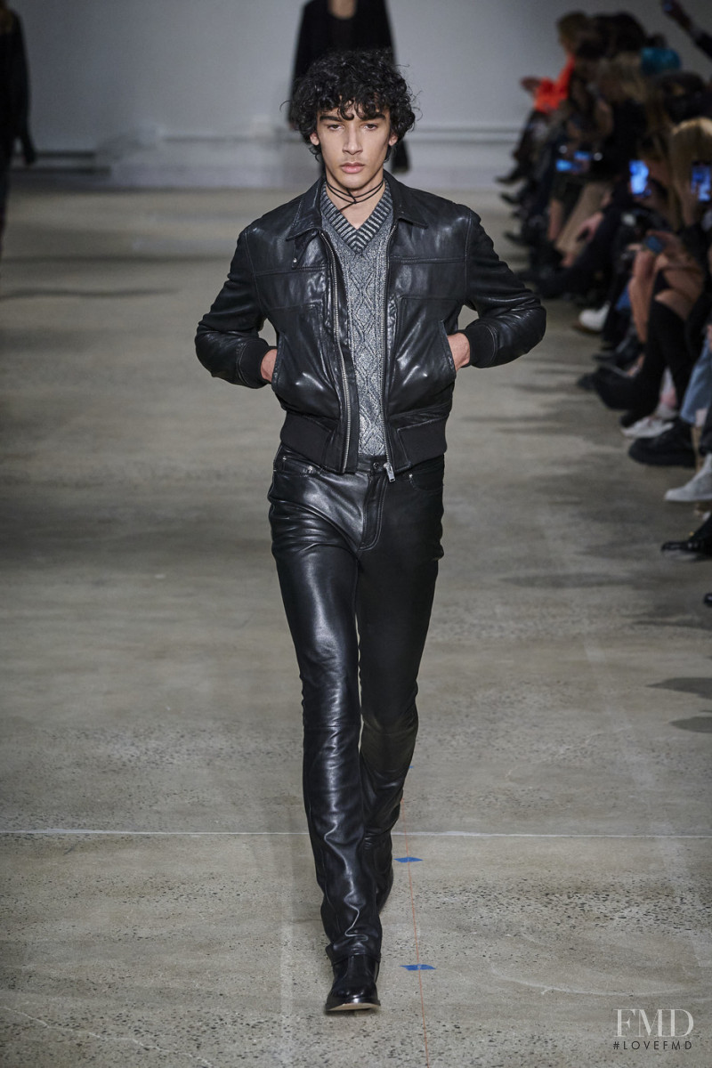 Callum Stoddart featured in  the Zadig & Voltaire fashion show for Autumn/Winter 2020