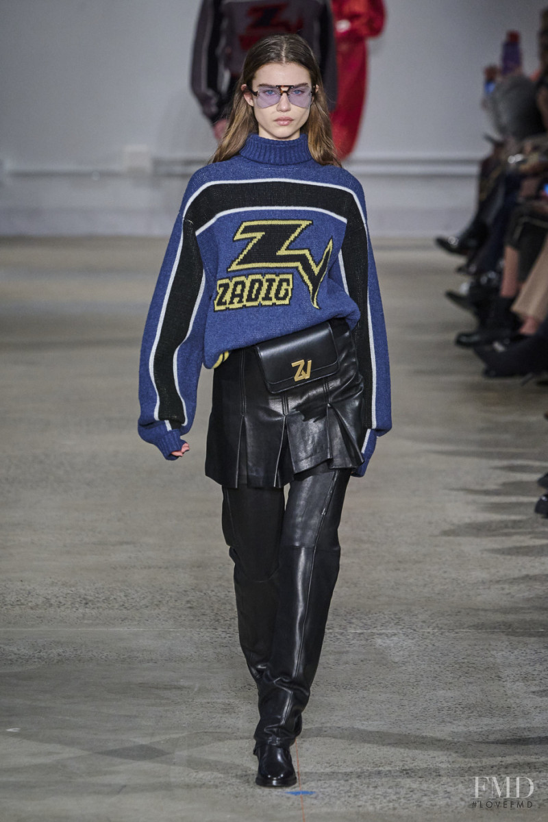 Meghan Roche featured in  the Zadig & Voltaire fashion show for Autumn/Winter 2020