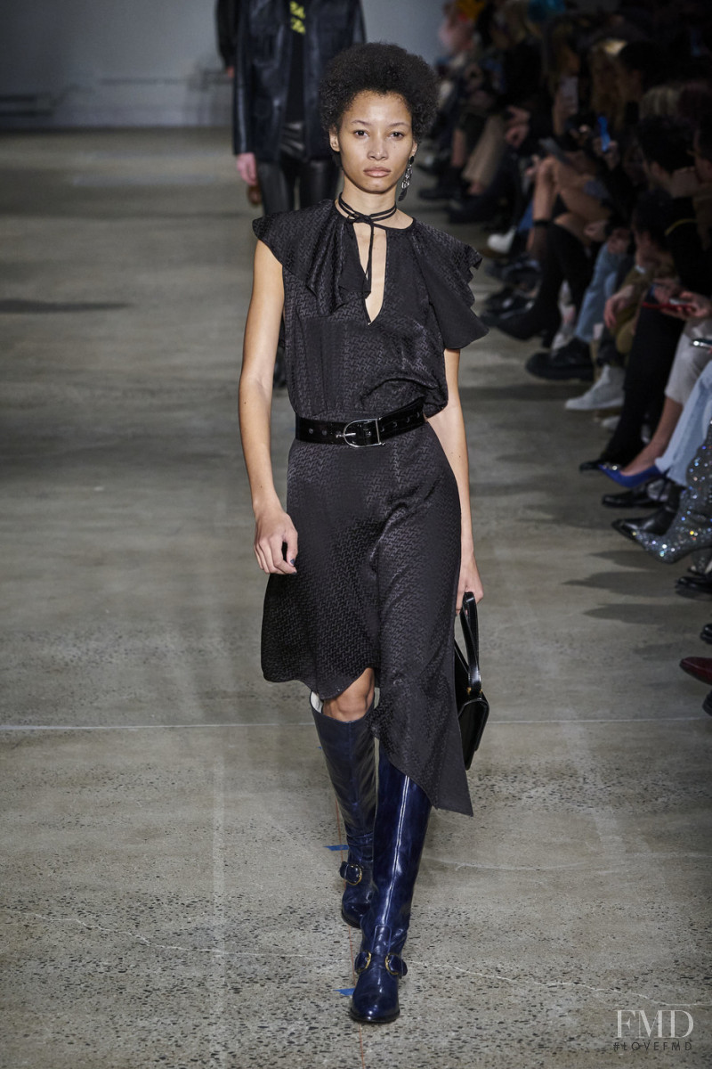 Lineisy Montero featured in  the Zadig & Voltaire fashion show for Autumn/Winter 2020